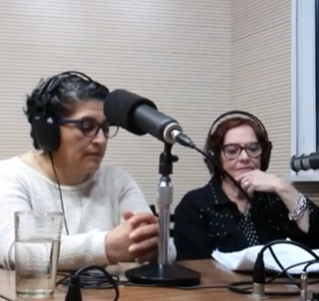 Espacio para Usina de Justicia en Radio en Tránsito 93.9 FM Sumando Radio en el espacio de Víctimas- Raquel Slotolow miembro de Usina y Alejandra Álvarez nieta de Lucinda Palavecino que fuera víctima de homicidio.