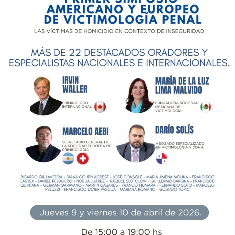 Para que puedas organizar tu agenda y aprovechar al máximo cada jornada, compartimos el cronograma oficial del Primer Simposio Americano y Europeo de Victimología Penal.